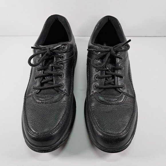 Rockport World Tour Classic Shoes Mens 11.5 N Black Leather Lace Up K71185 - Picture 8 of 15